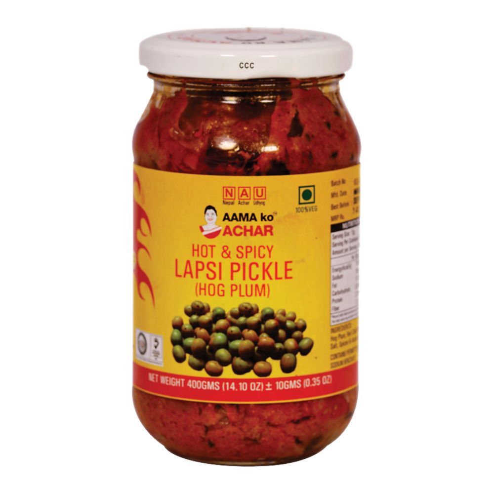 Aama Ko Hot &amp; Spicy Lapsi Achar Hog Plum 400g