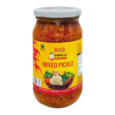 Aama Ko Mixed Pickle 380 gm