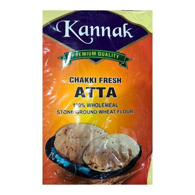 Kannak Chakki Fresh Atta Wholemeal Flour 1kg