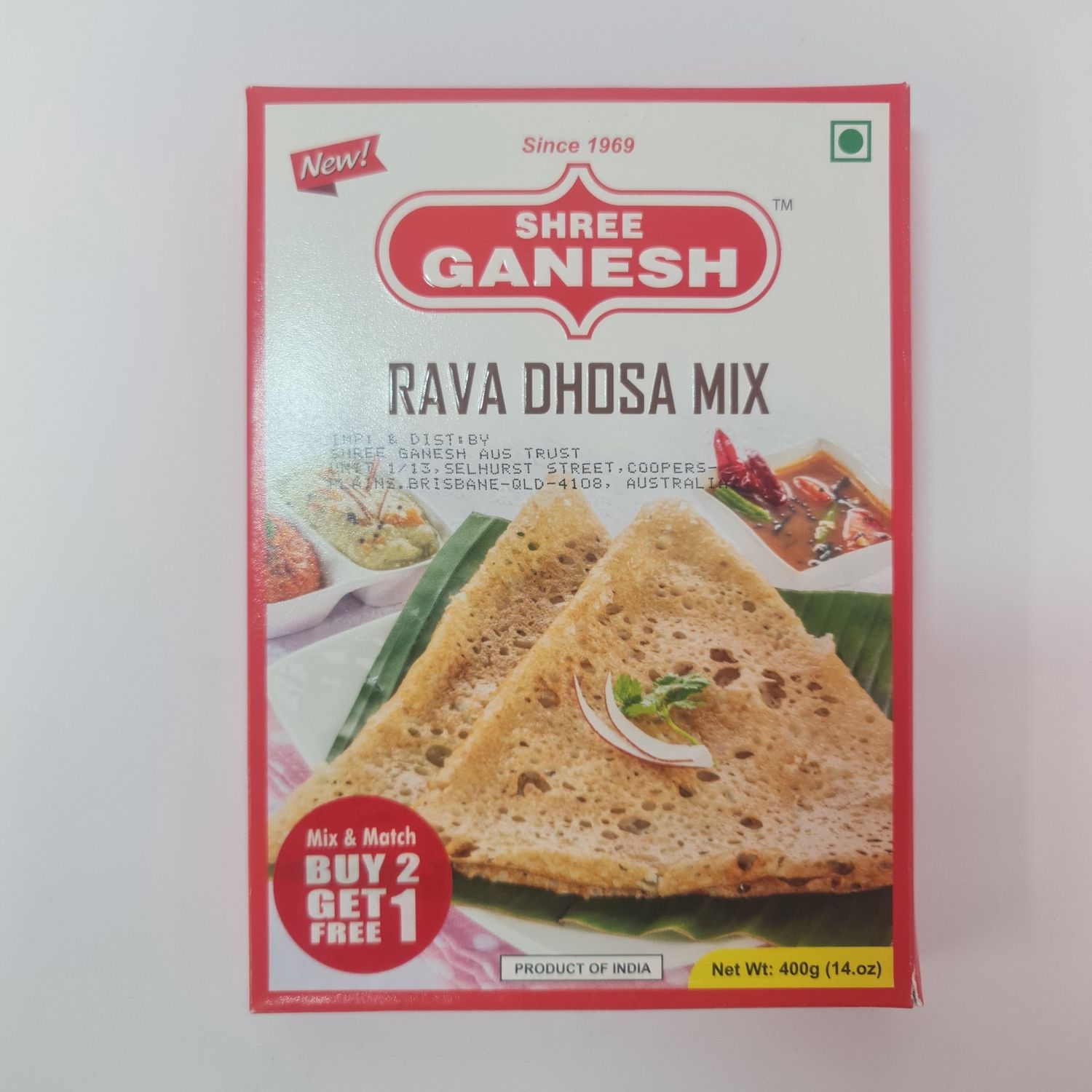 Rawa Dosa Mix 400g Ganesh