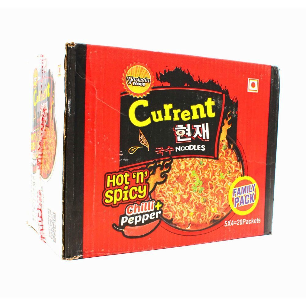 Current Hot &#39;n&#39; Spicy Chilli+Pepper Noodles 20 Pack