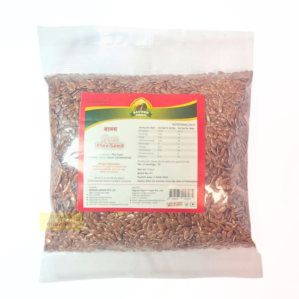 Roasted flax seed (Aalas) 100g SG