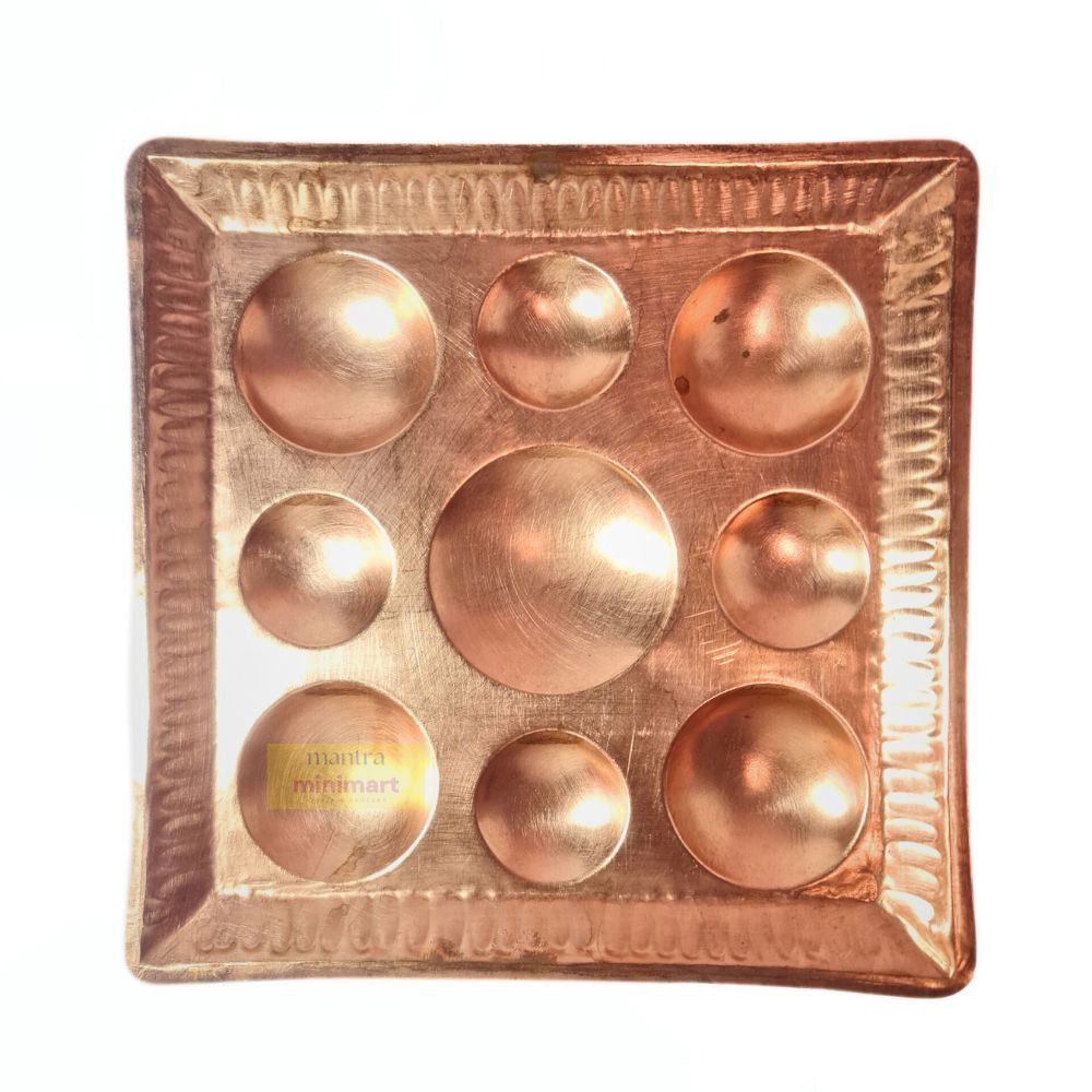 Square Copper Naukhandey 8&quot;