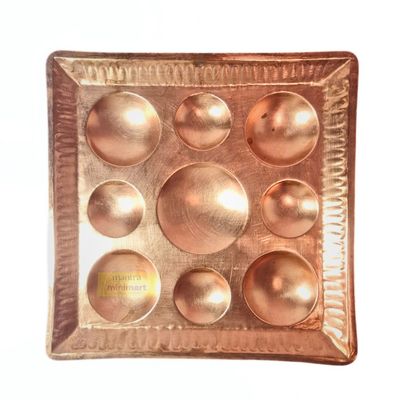 Square Copper Naukhandey 8&quot;