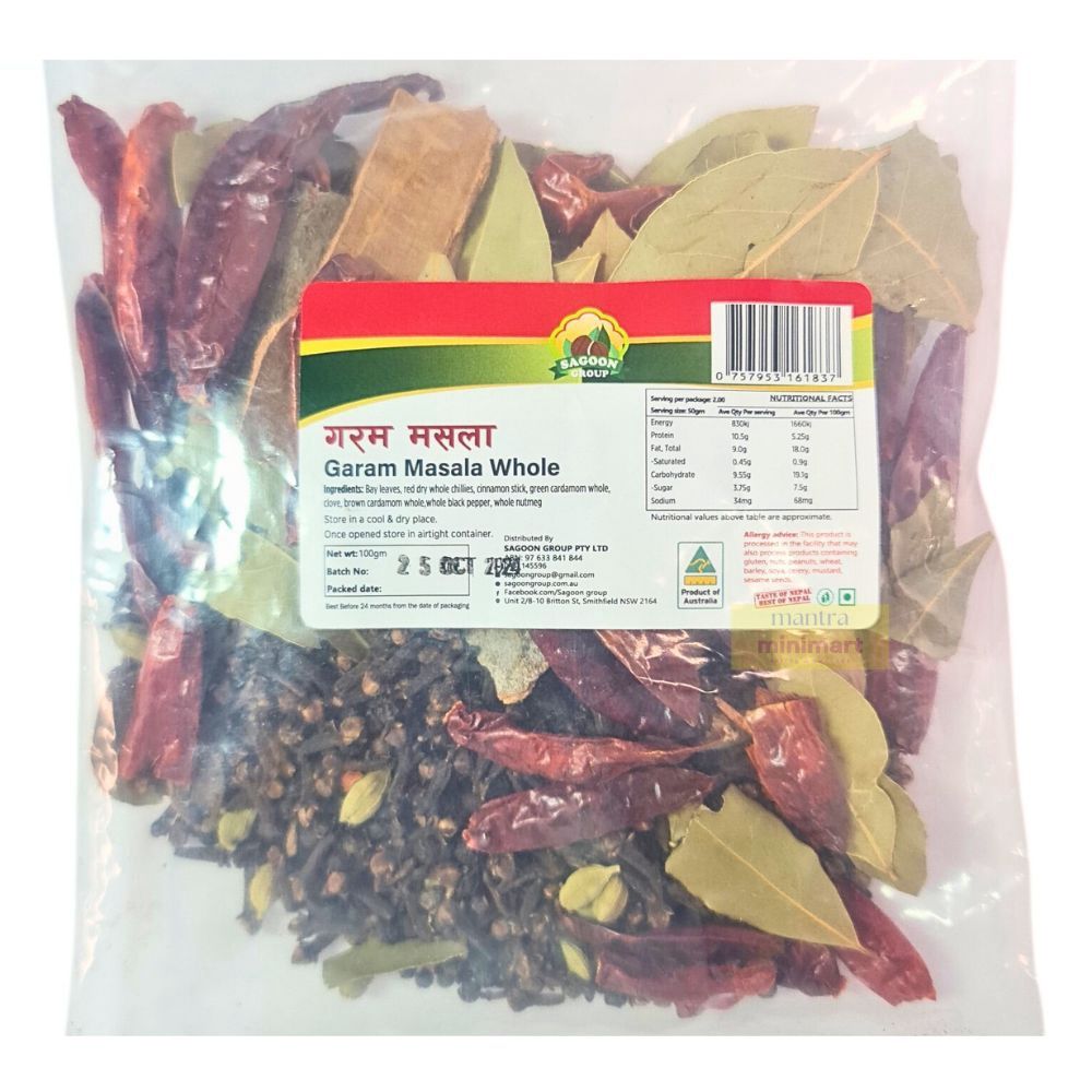 Sagoon Garam Masala Whole 100 gm