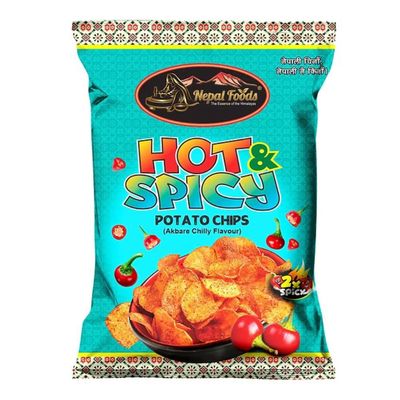 Hot and Spicy Potato chips 55g/ NF