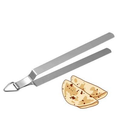 SS Flat Tongue Roti Chimta/ Chipya SONTAJ