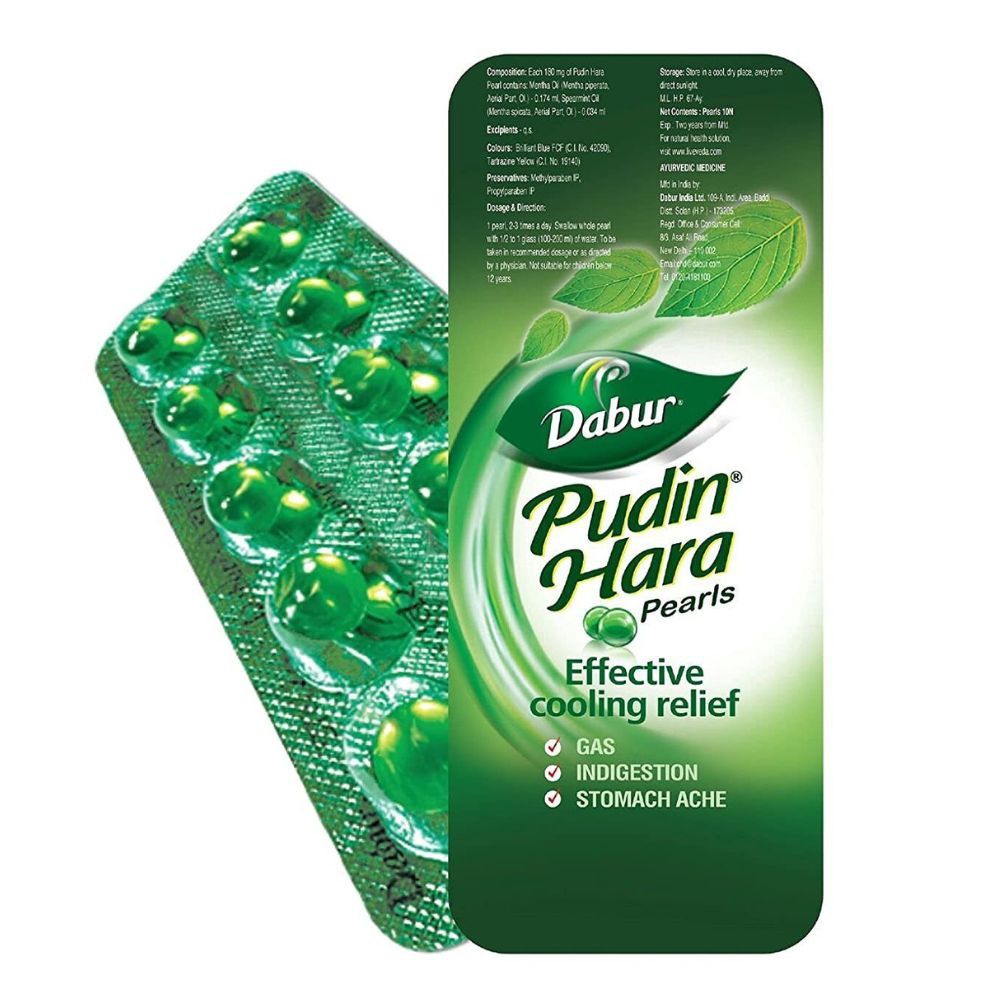 Dabur Pudina Pearl Tablets 10