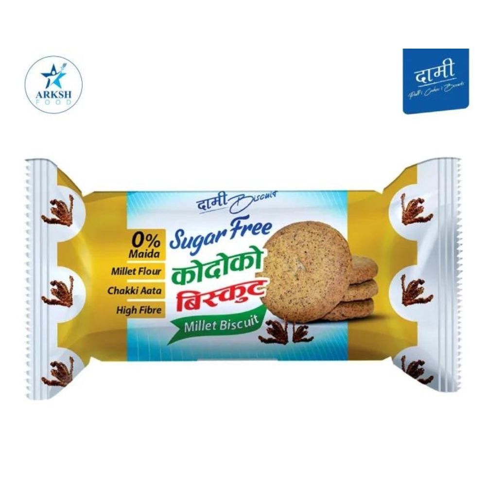 Arksh Kodo Millet Biscuit Sugarfree 50g