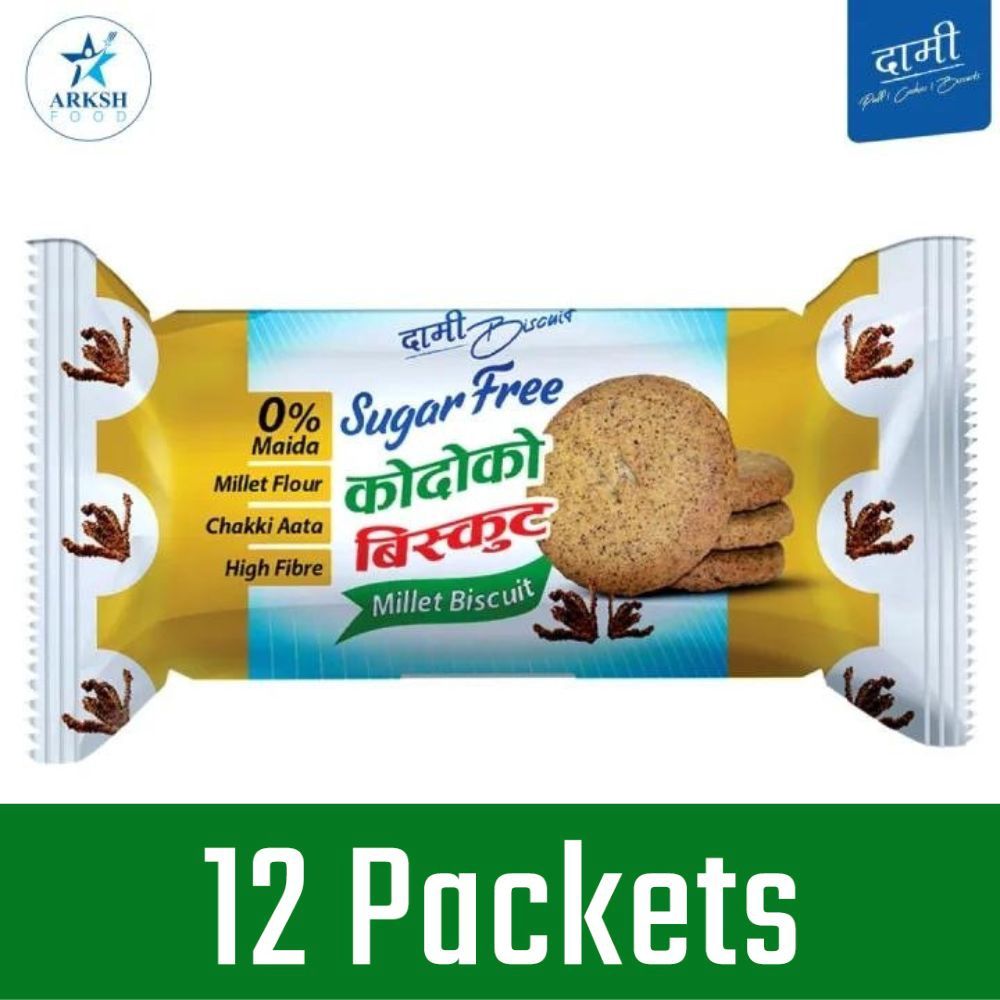 Arksh Kodo Biscuit Sugarfree 50g*12pk