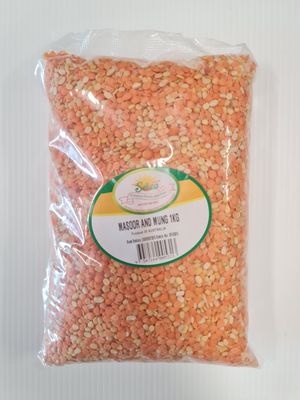 Masoor &amp; Mung Dal 1kg Selco