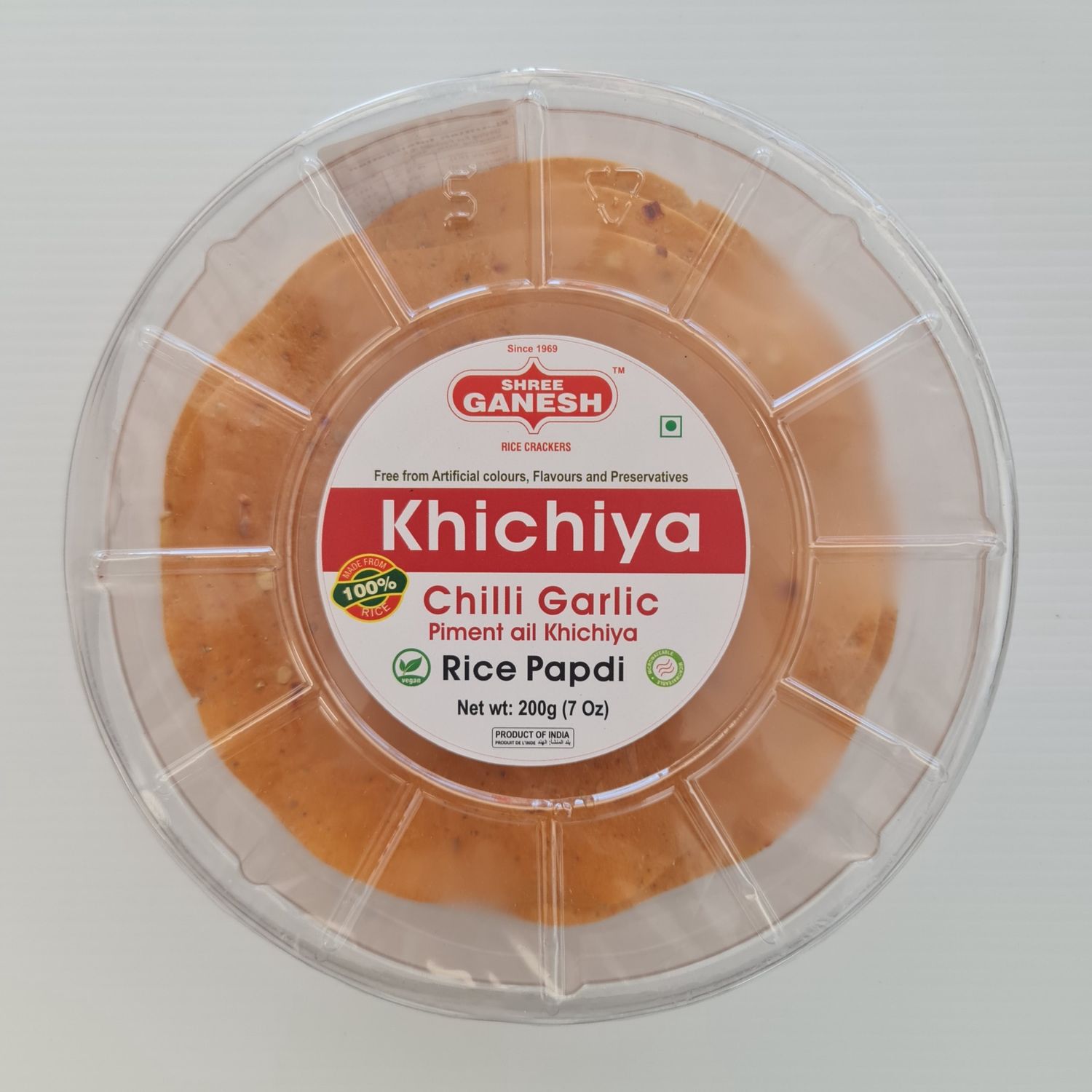 Rice Papad Chilli Garlic200g Ganesh