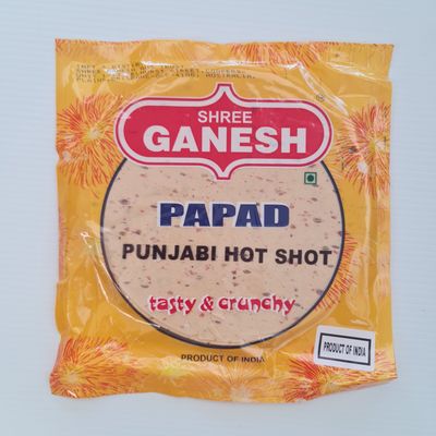 Papad Pun Hot Shot 200g Ganesh