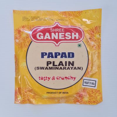 Papad Plain sw 200g Ganesh