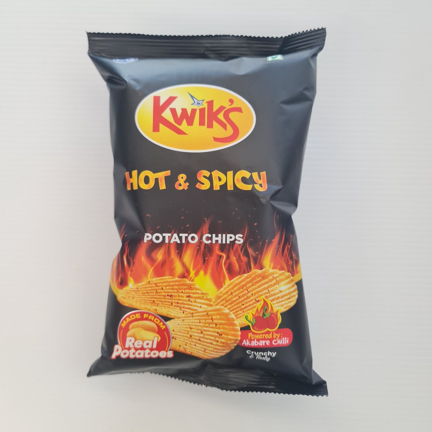 Kwik’s Hot &amp; Spicy Chips 60g