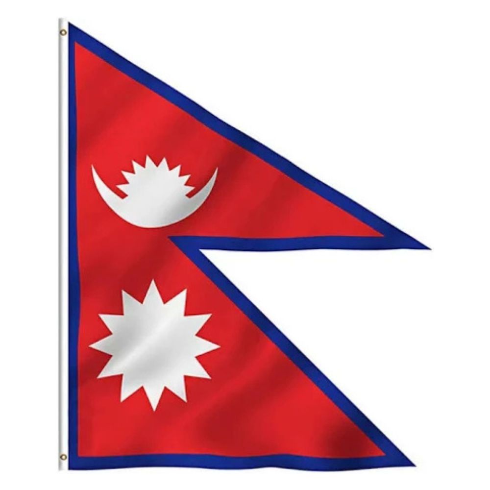 Nepal Flag 6”