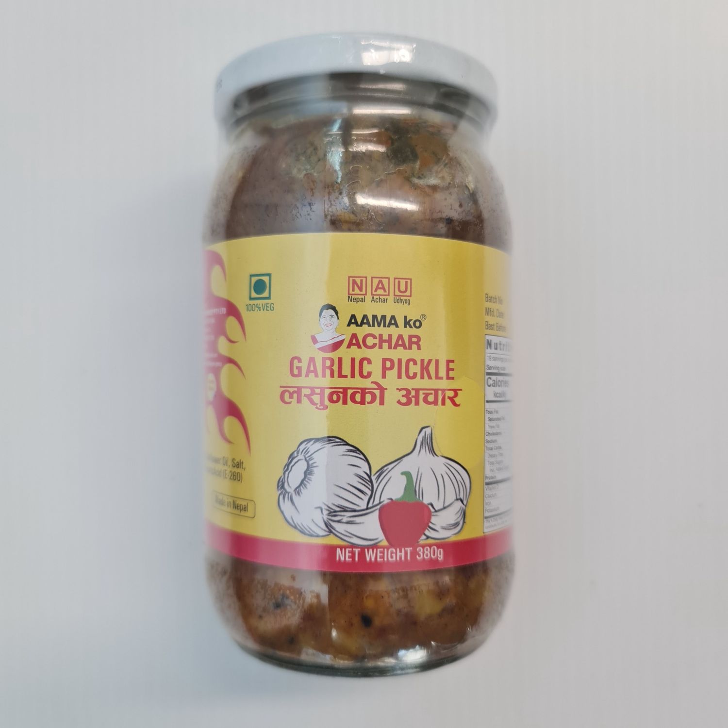 Aama Garlic Pickle 380g