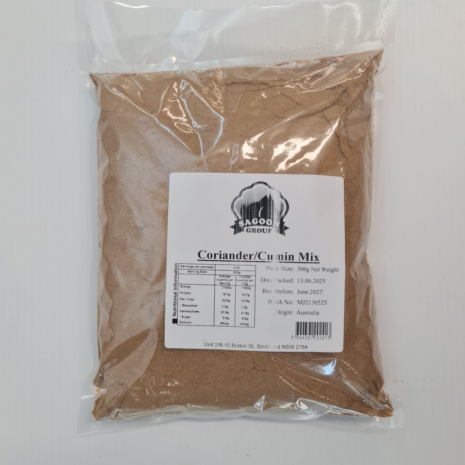 Coriander/Cumin Mix Ground 500 gm / Sagoon