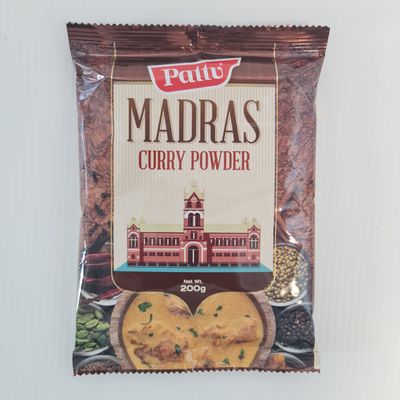 Curry Powder Madras Hot 200g/ Pattu