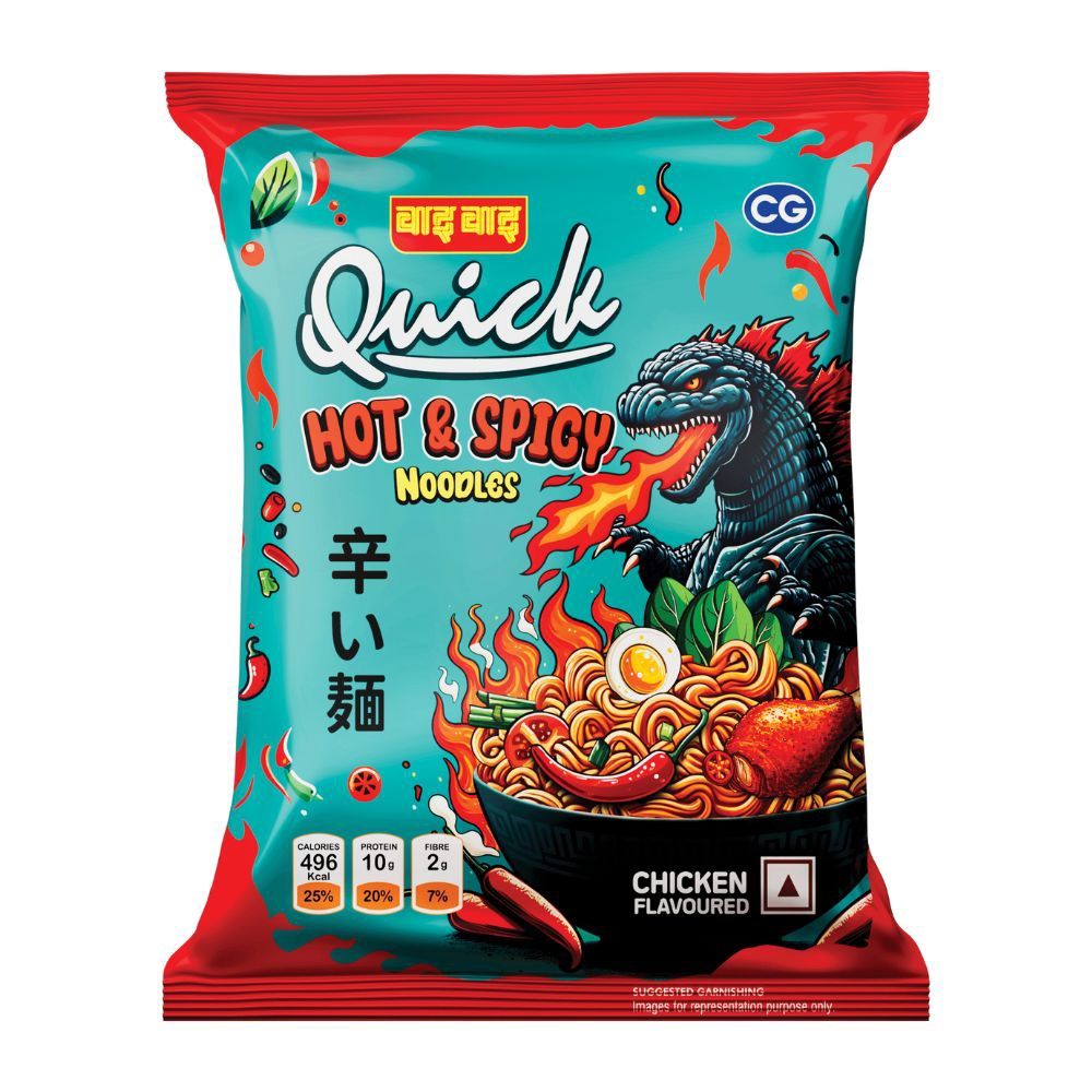 Quick Hot &amp; Spicy Noodles Chicken 100gm