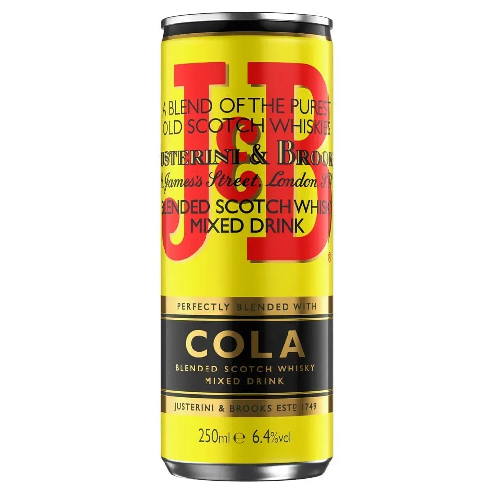 J&amp;B Cola 25 cl