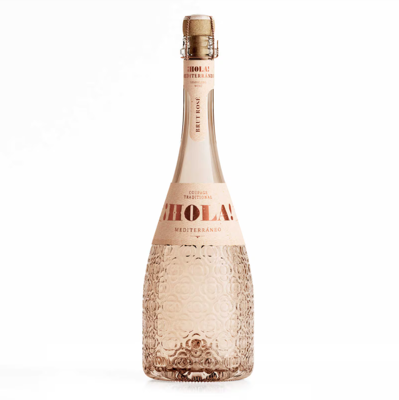Hola Mediterraneo Cava Brut Rosé (Spanje) 75 cl
