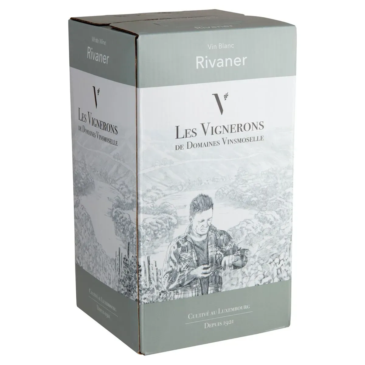 Domaines Vinsmoselle Witte wijn Rivaner (Luxemburg) 3L