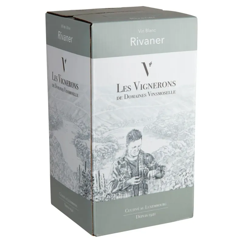 Domaines Vinsmoselle Witte wijn Rivaner (Luxemburg) 3L
