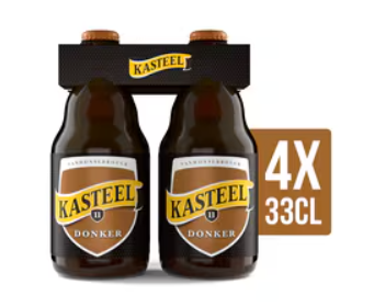 Kasteel Bruin bier Fles 4 x 33 cl