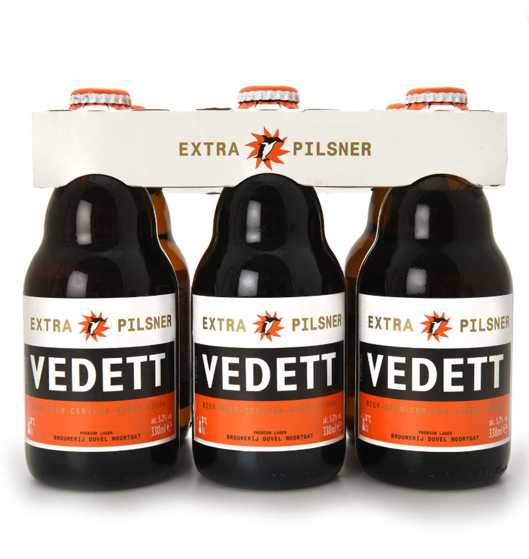 Vedett Blond bier Extra Pils Fles 6 x 33 cl