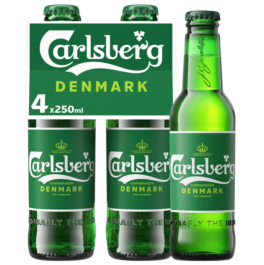 Carlsberg fles 4 x 25 cl