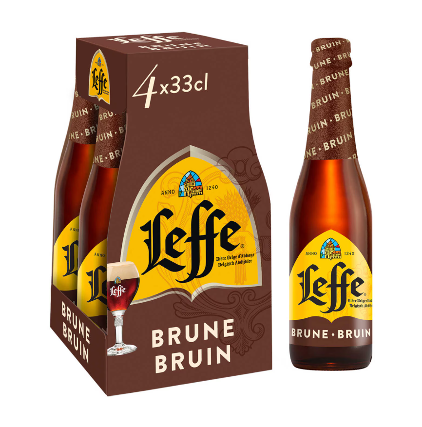 Leffe Bruin 4 x 33 cl