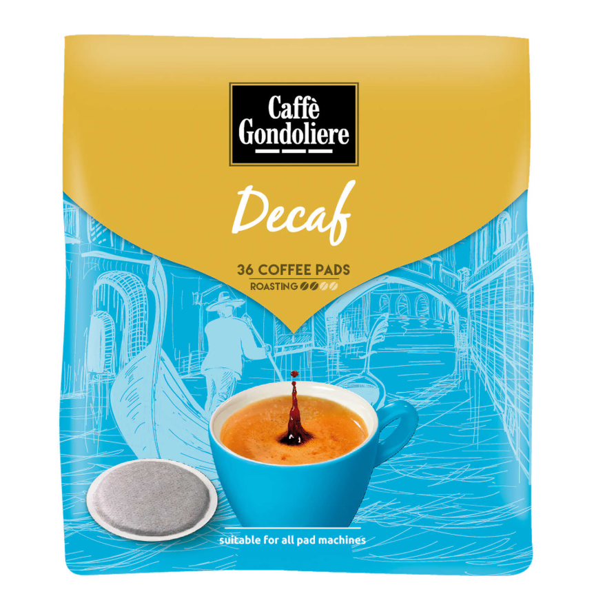 Caffè Gondoliere Koffie Décaféiné Pads 250 gr