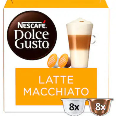Nescafé Dolce Gusto Latte macchiato 16 Capsules