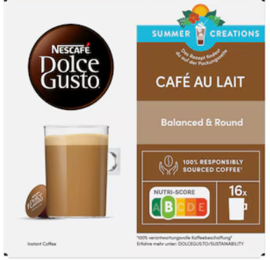 Nescafé Dolce Gusto Café au lait 16 Capsules