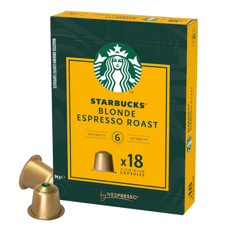 Starbucks Blonde Espresso Roast 18 caps