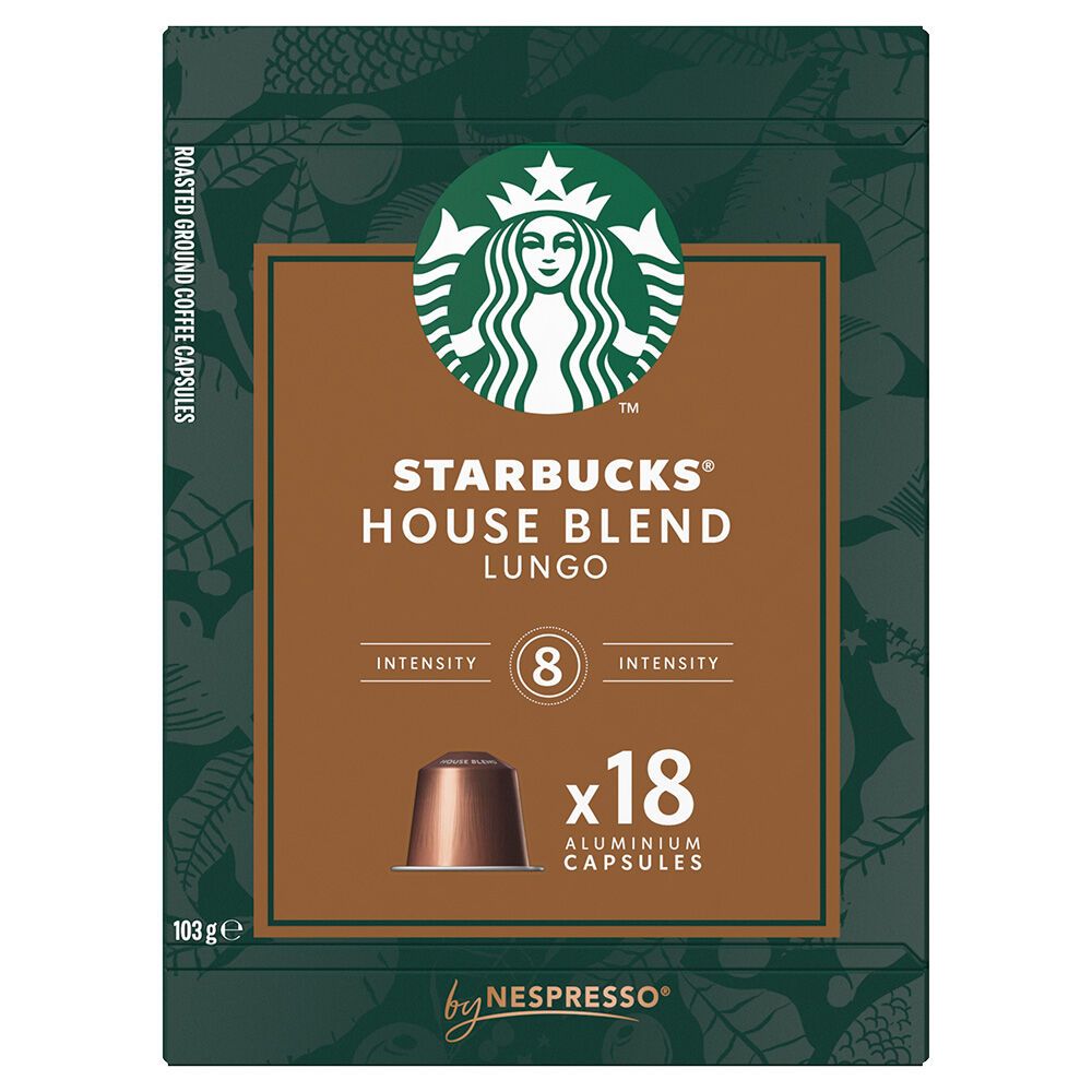 Starbucks House Blend Lungo 18 caps