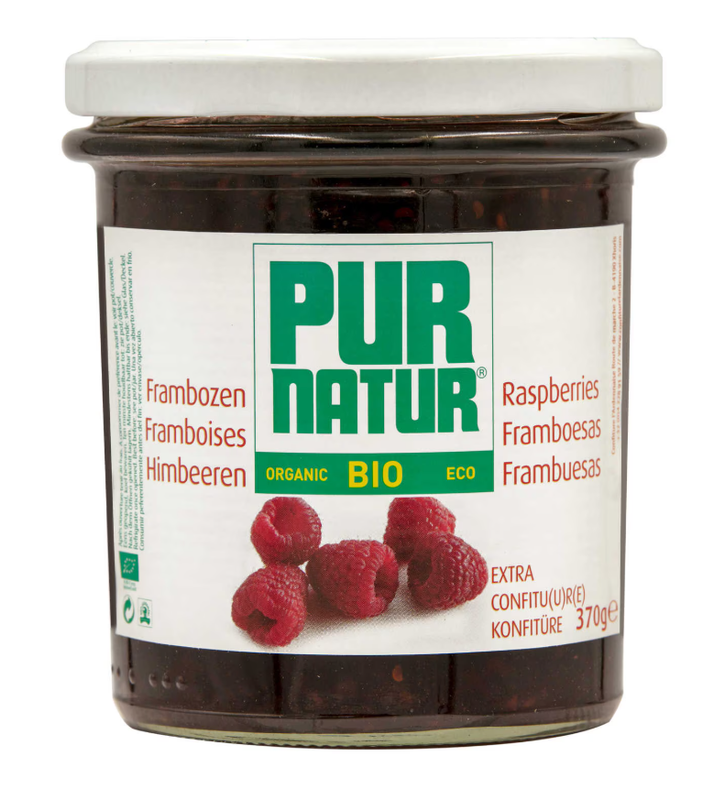 Pur Natur Confituur Frambozen Bio 370 gr