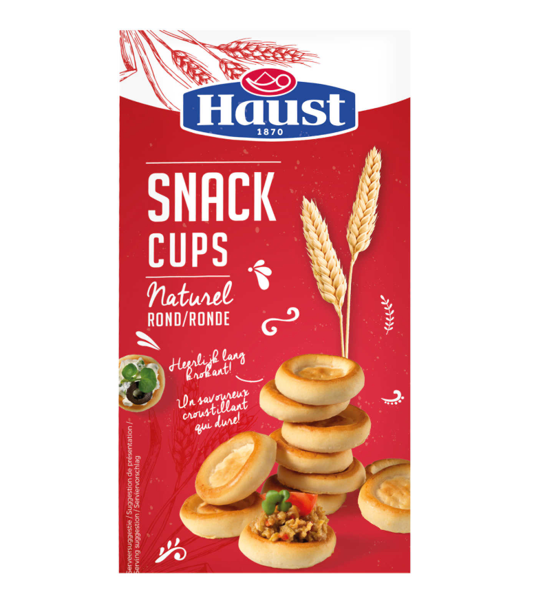 Haust Snack Cups rond 100 gr