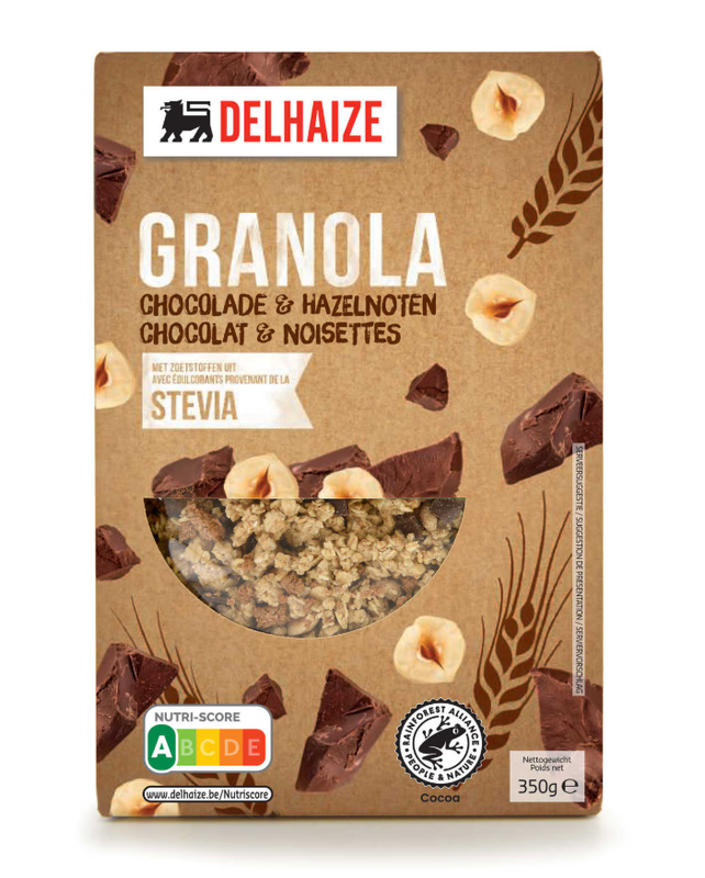 Granola Stevia Chocolade &amp; Noten 350 gr