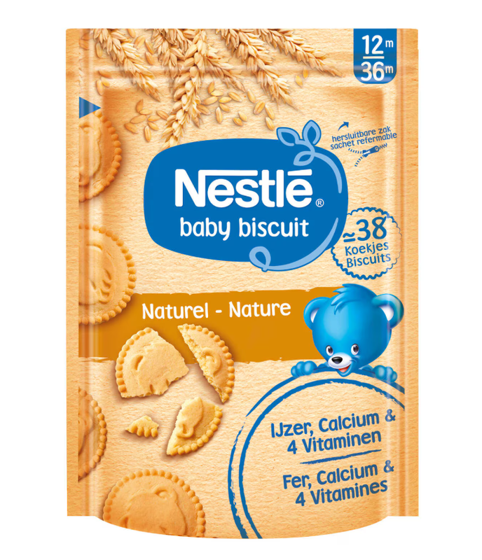 Nestlé Baby Biscuit Koekjes Natuur  180 gr