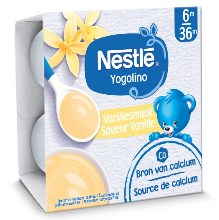 Nestlé Yogolino Melkdessert Vanille 4 x 100 gr