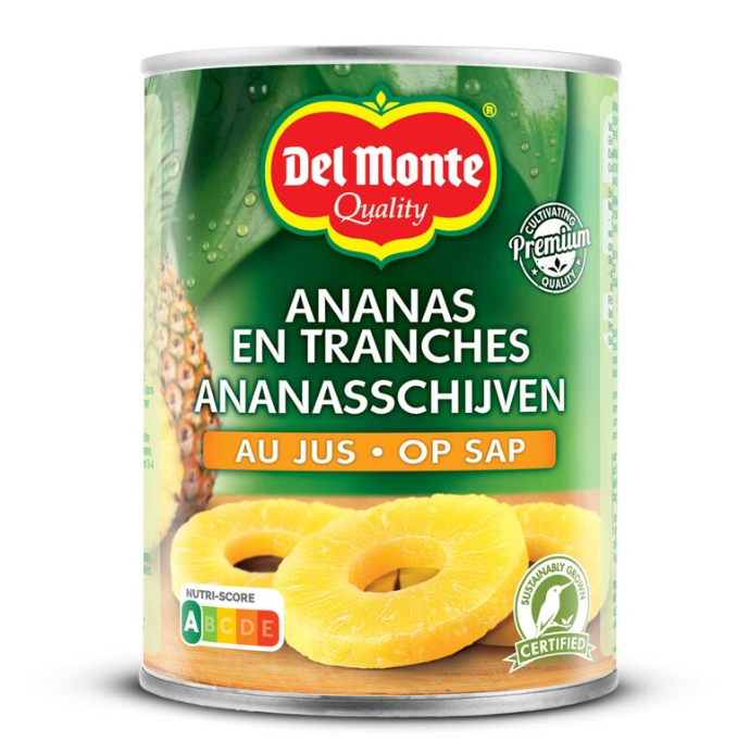 Del Monte Ananas Schijven Blik 350 gr