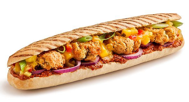 Panini Falafel - Mango Chutney