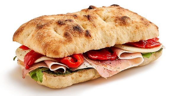 Schiacciata serrano &amp; mozzarella