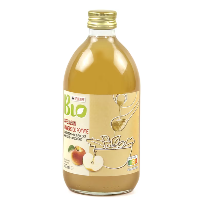 Delhaize Bio Azijn Appel RAW Bio 500 ml
