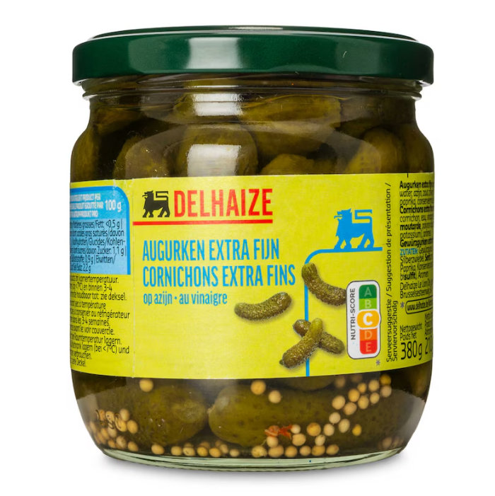 Augurken in Azijn: Extra fijn - 210 gr