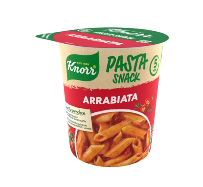 Pasta Snack Arrabiata Knorr - 66 gr
