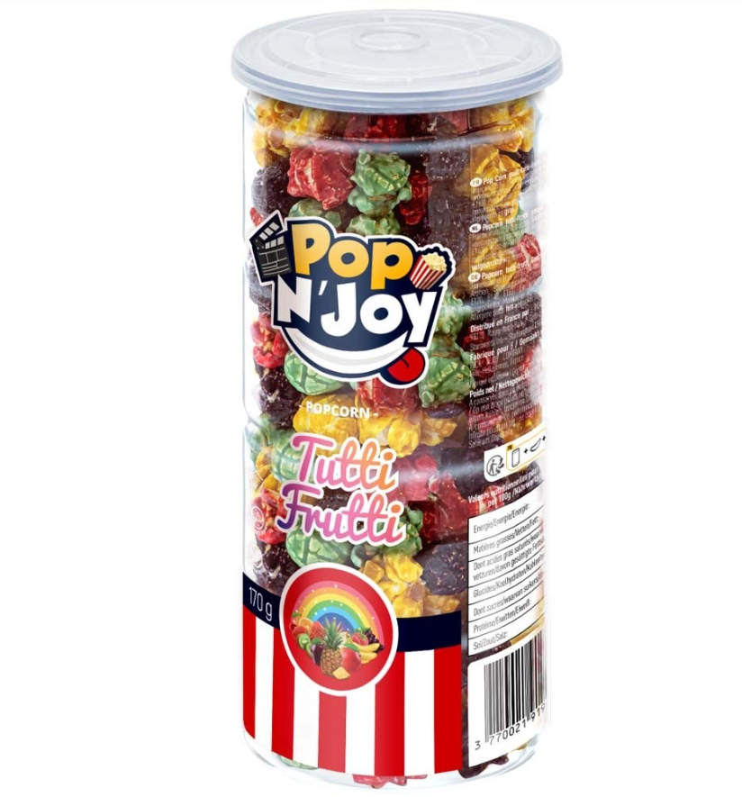 Pop N Joy Popcorn Tutti Frutti