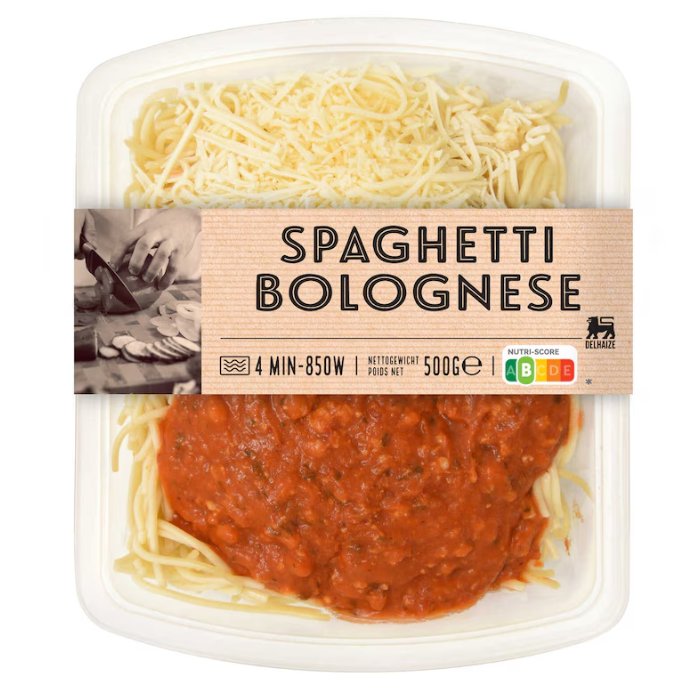 Delhaize Spaghetti Bolognese